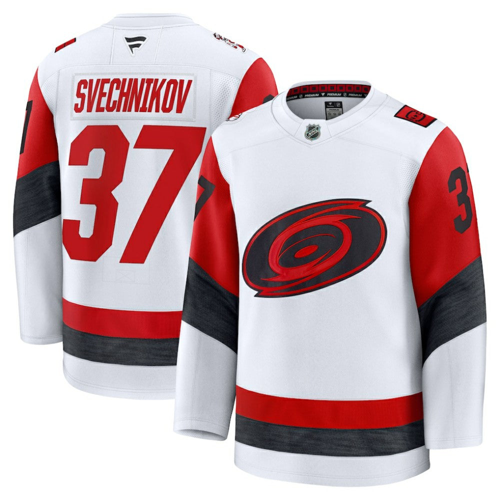 NHL White Andrei Svechnikov Carolina Hurricanes Fanatics Away Premium Jersey