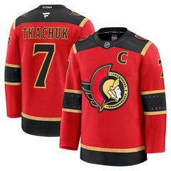 NHL Red Brady Tkachuk Ottawa Senators Fanatics Alternate Premium Jersey