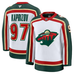 NHL White Kirill Kaprizov Minnesota Wild Fanatics 25th Anniversary Premium Player Jersey