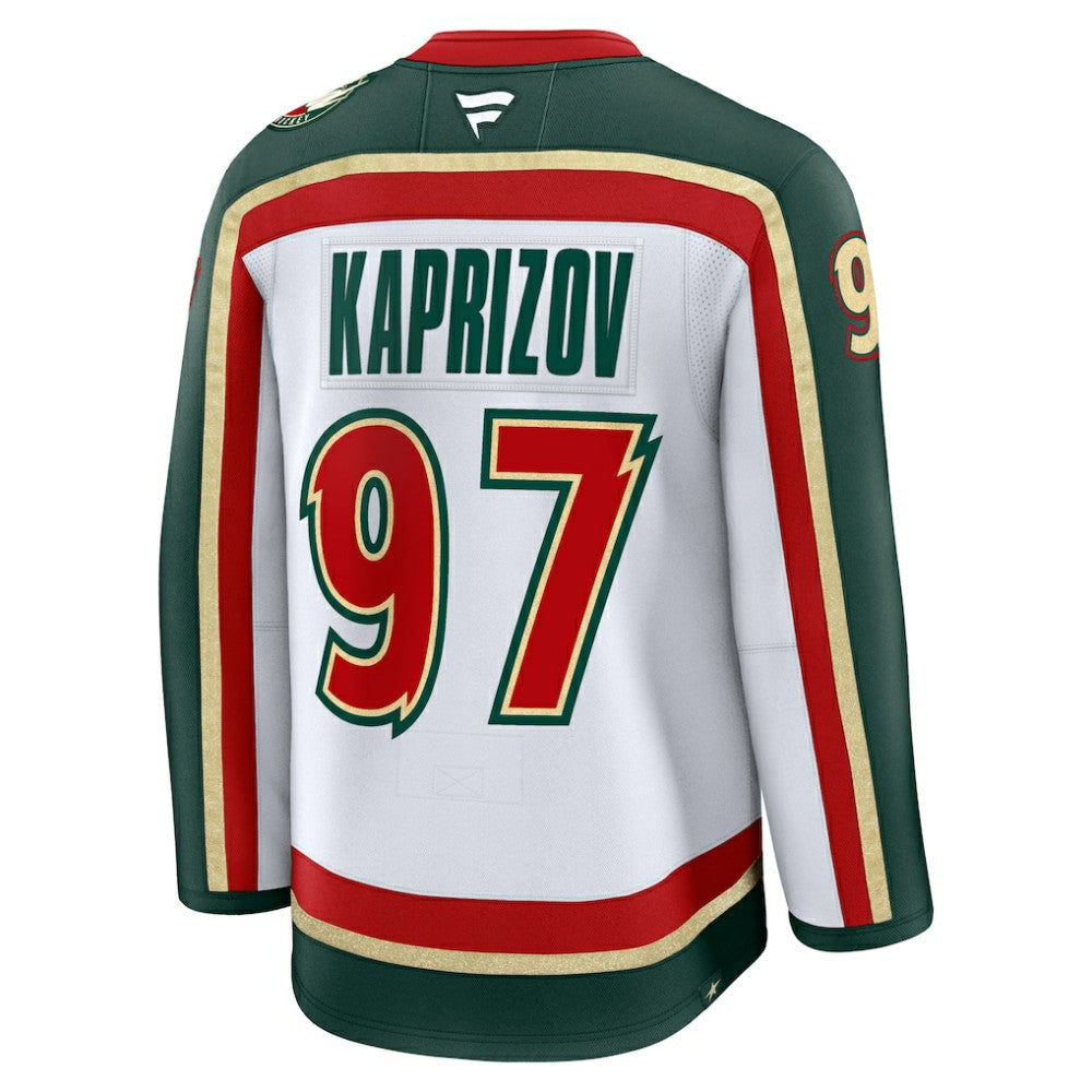 NHL White Kirill Kaprizov Minnesota Wild Fanatics 25th Anniversary Premium Player Jersey