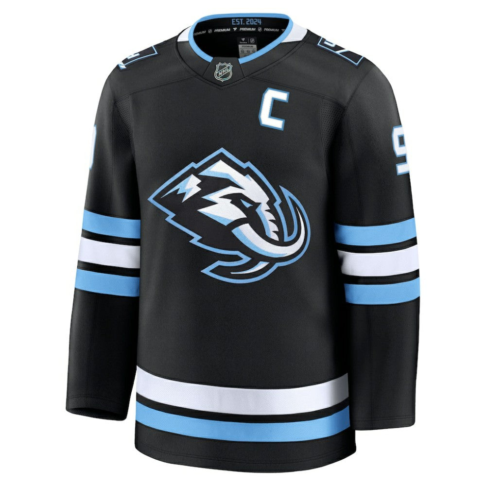NHL Black Clayton Keller Utah Mammoth Fanatics Home Premium Player Jersey