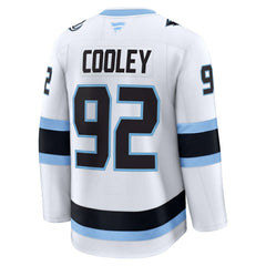 NHL White Logan Cooley Utah Mammoth Fanatics Away Premium Player Jersey
