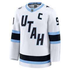 NHL White Clayton Keller Utah Mammoth Fanatics Away Premium Player Jersey