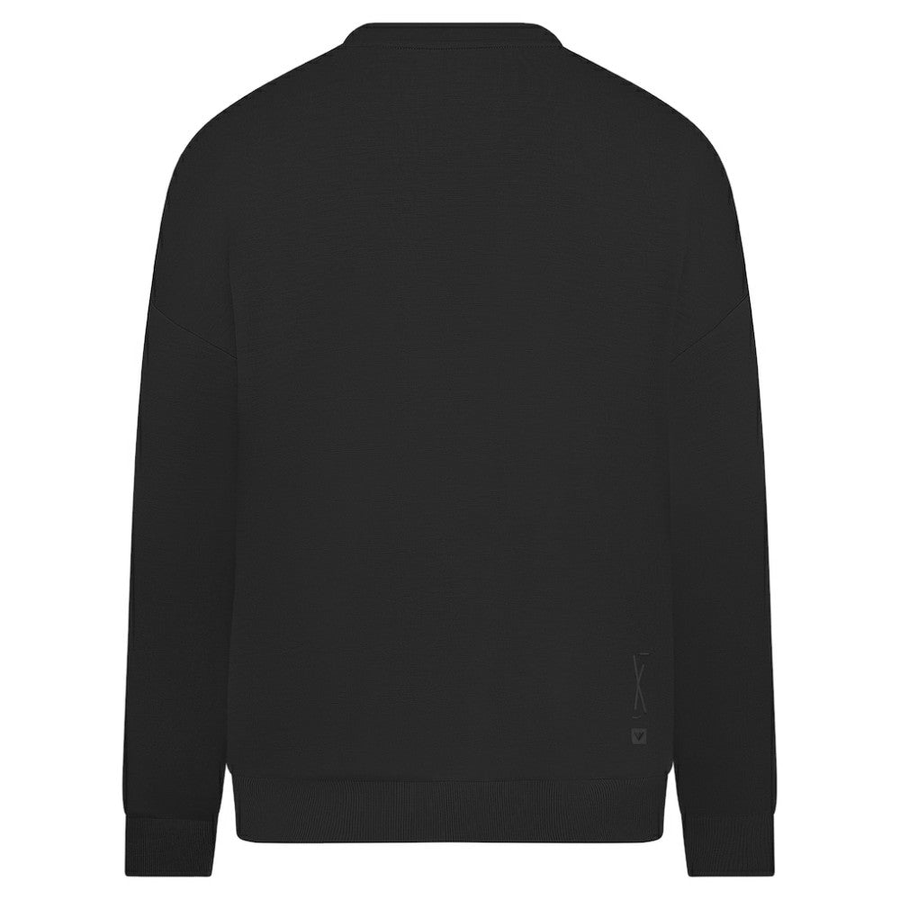 NHL Black Carolina Hurricanes Levelwear Luxe Signature Lineage Tri-Blend Pullover Sweatshirt