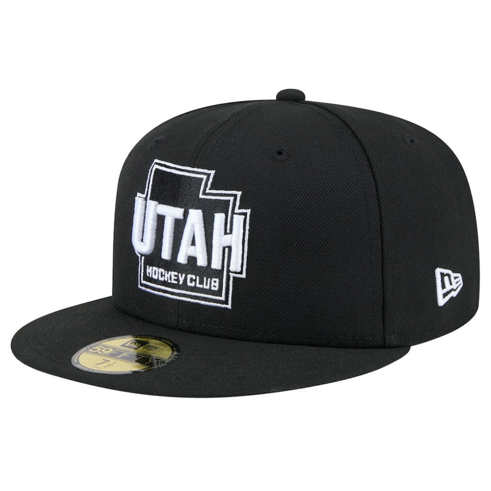 NHL Black Utah Mammoth New Era State Shape 1st Season 59FIFTY Fitted Hat