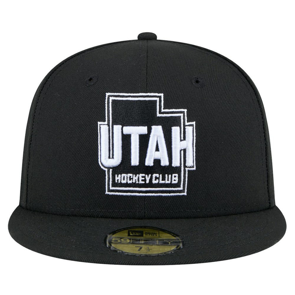 NHL Black Utah Mammoth New Era State Shape 1st Season 59FIFTY Fitted Hat