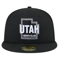 NHL Black Utah Mammoth New Era State Shape 1st Season 59FIFTY Fitted Hat
