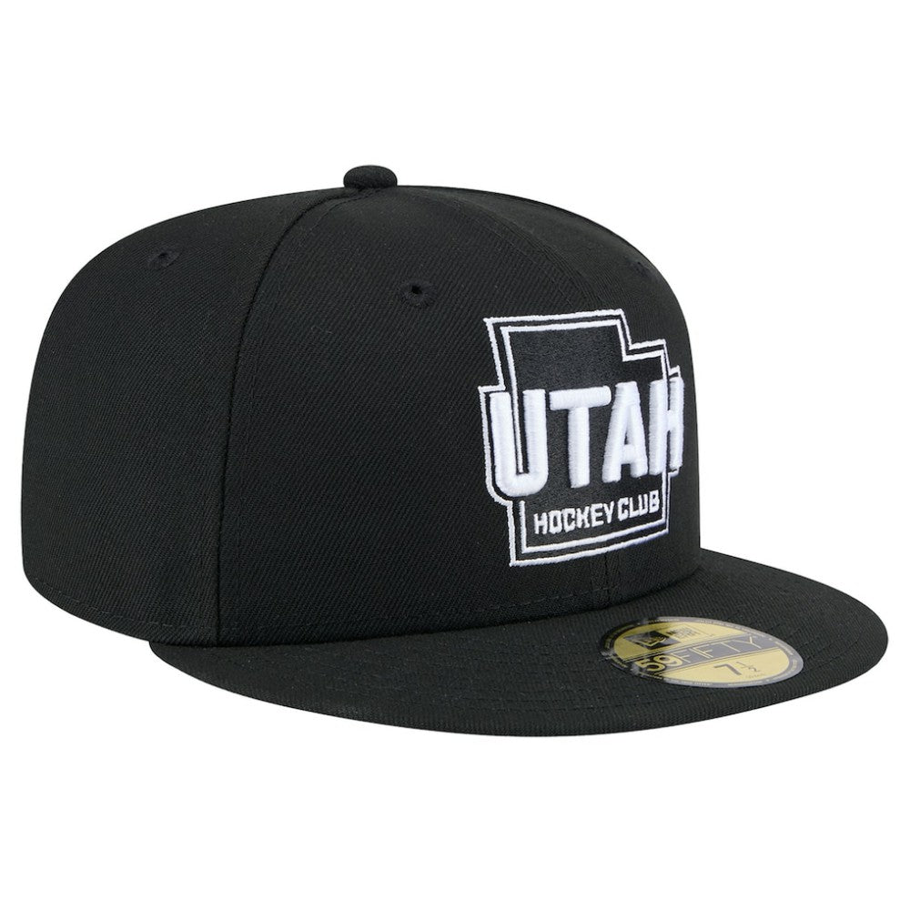 NHL Black Utah Mammoth New Era State Shape 1st Season 59FIFTY Fitted Hat