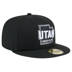 NHL Black Utah Mammoth New Era State Shape 1st Season 59FIFTY Fitted Hat
