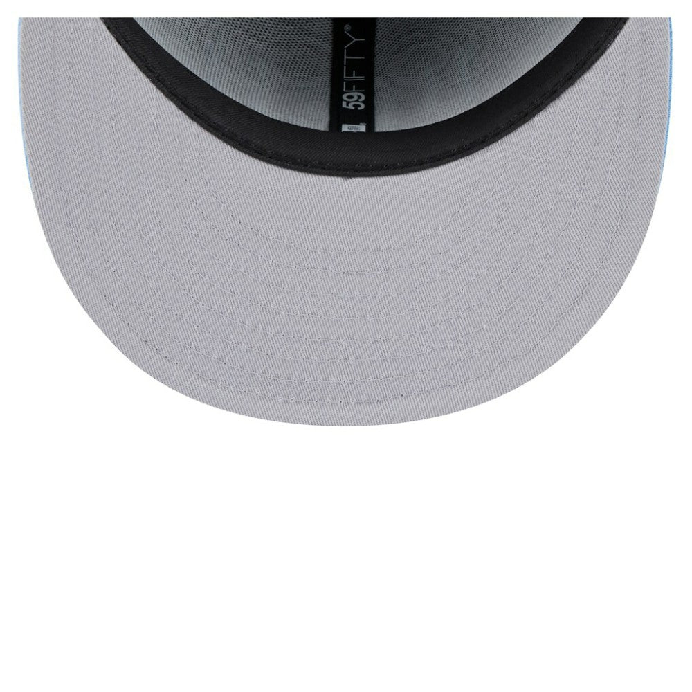 NHL Black/Light Blue Utah Mammoth New Era Lockup 1st Season 59FIFTY Fitted Hat