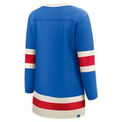NHL Blue New York Rangers Fanatics Women's Centennial Breakaway Jersey