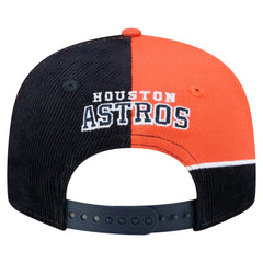 MLB Houston Astros New Era Retro Split Corduroy Snapback Hat