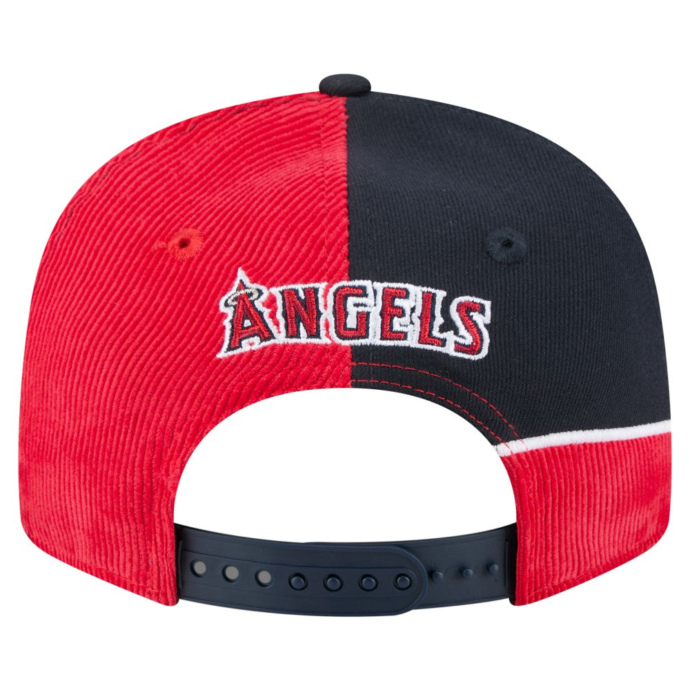 MLB Los Angeles Angels New Era Retro Split Corduroy Snapback Hat
