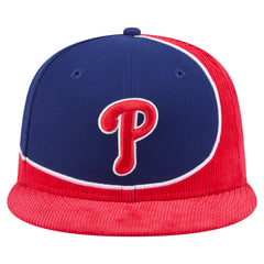 MLB Philadelphia Phillies New Era Retro Split Corduroy Snapback Hat