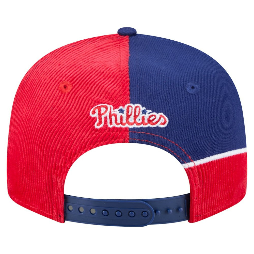 MLB Philadelphia Phillies New Era Retro Split Corduroy Snapback Hat