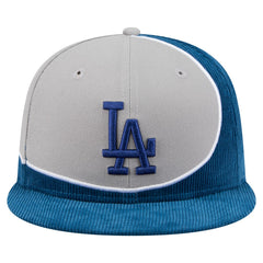 MLB Los Angeles Dodgers New Era Retro Split Corduroy Snapback Hat