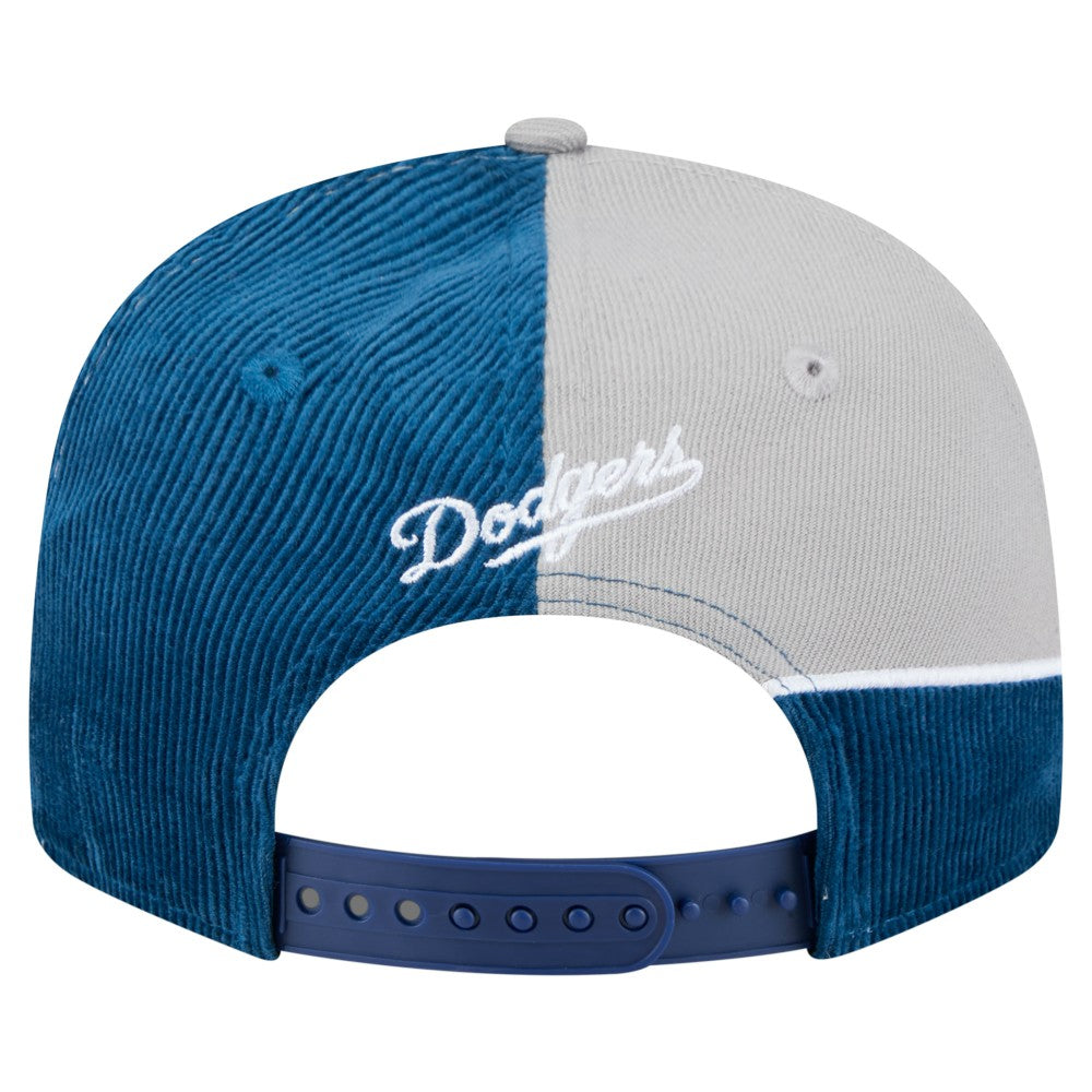 MLB Los Angeles Dodgers New Era Retro Split Corduroy Snapback Hat