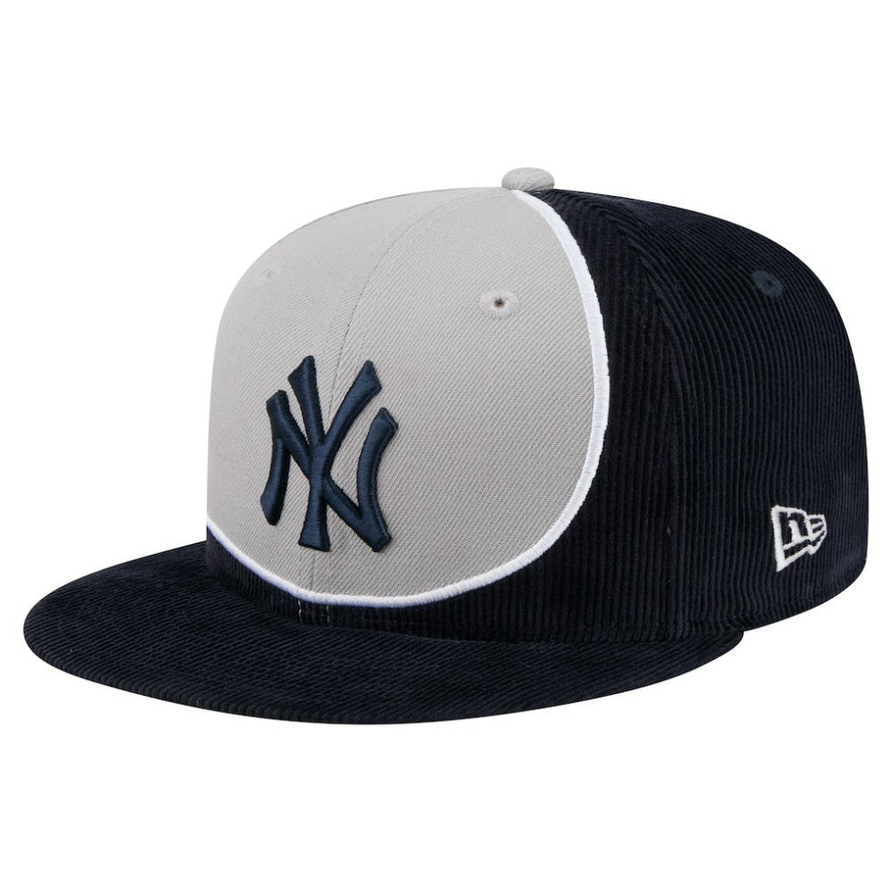 MLB New York Yankees New Era Retro Split Corduroy Snapback Hat