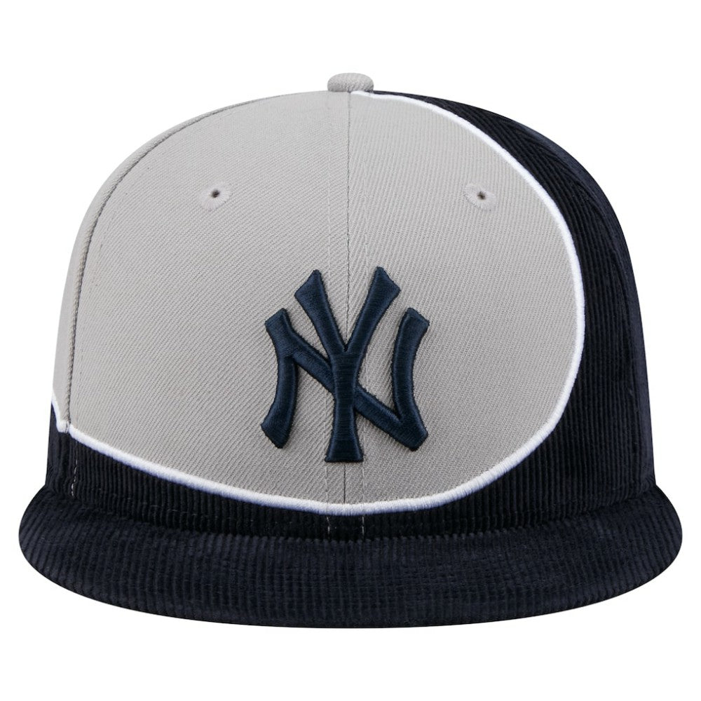 MLB New York Yankees New Era Retro Split Corduroy Snapback Hat