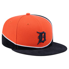 MLB Detroit Tigers New Era Retro Split Corduroy Snapback Hat
