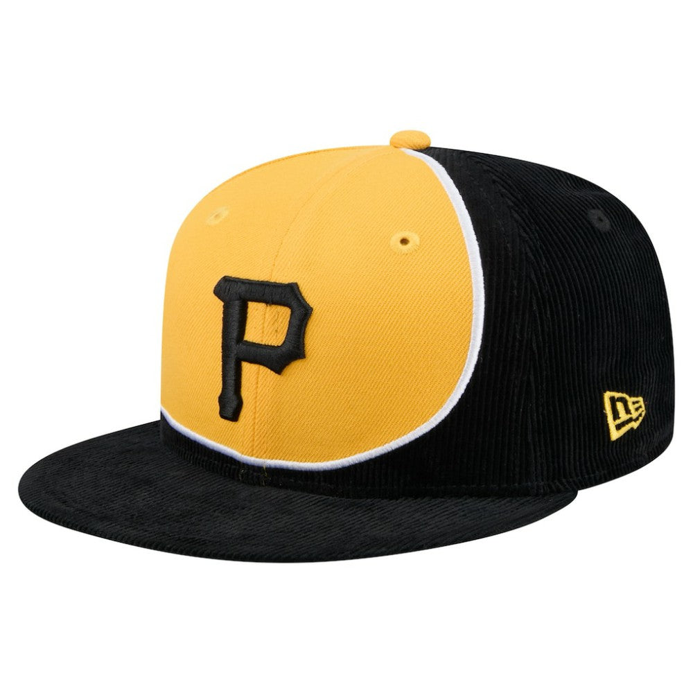 MLB Pittsburgh Pirates New Era Retro Split Corduroy Snapback Hat