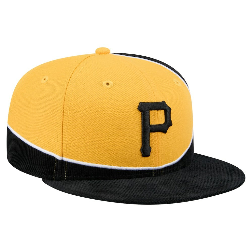 MLB Pittsburgh Pirates New Era Retro Split Corduroy Snapback Hat