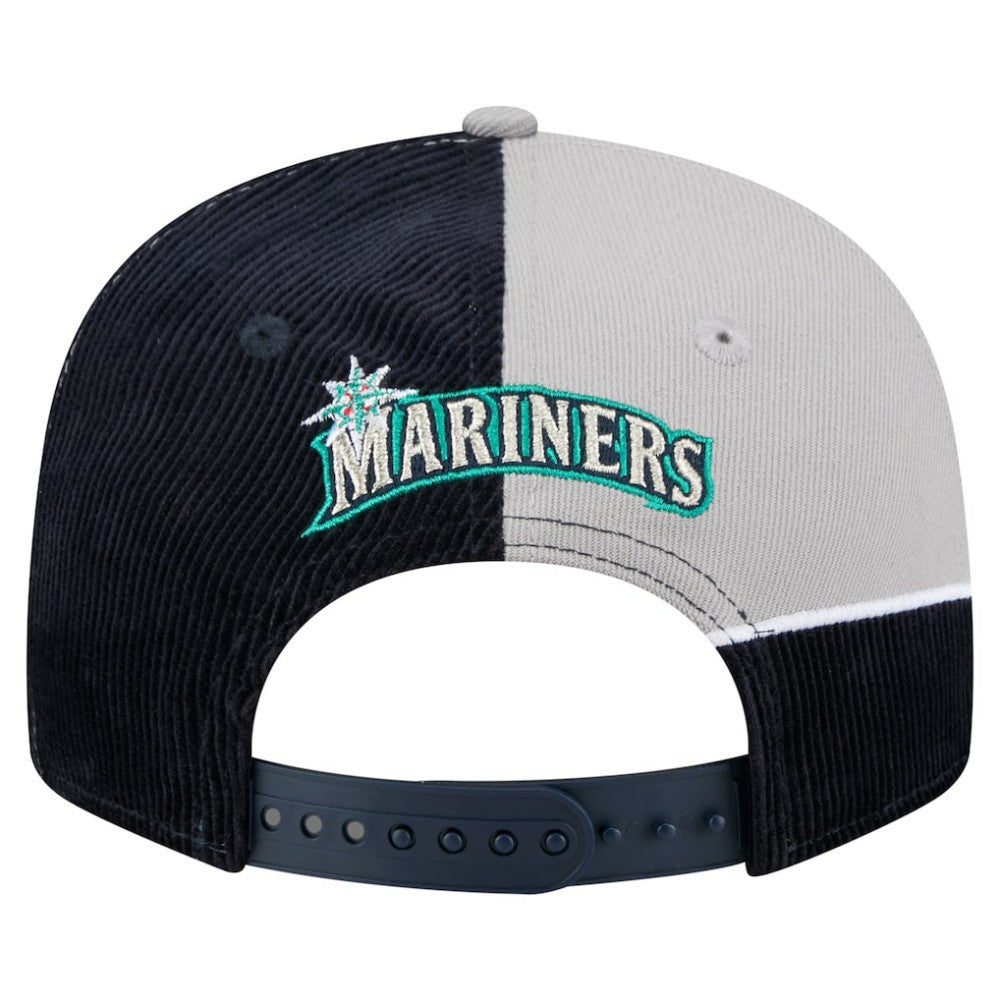 MLB Seattle Mariners New Era Retro Split Corduroy Snapback Hat