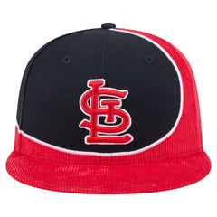 MLB St. Louis Cardinals New Era Retro Split Corduroy Snapback Hat