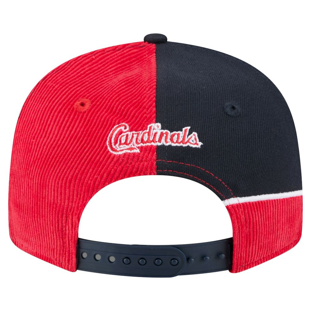 MLB St. Louis Cardinals New Era Retro Split Corduroy Snapback Hat