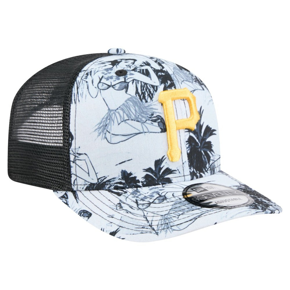 MLB Pittsburgh Pirates New Era Hula Trucker 9SEVENTY Adjustable Hat