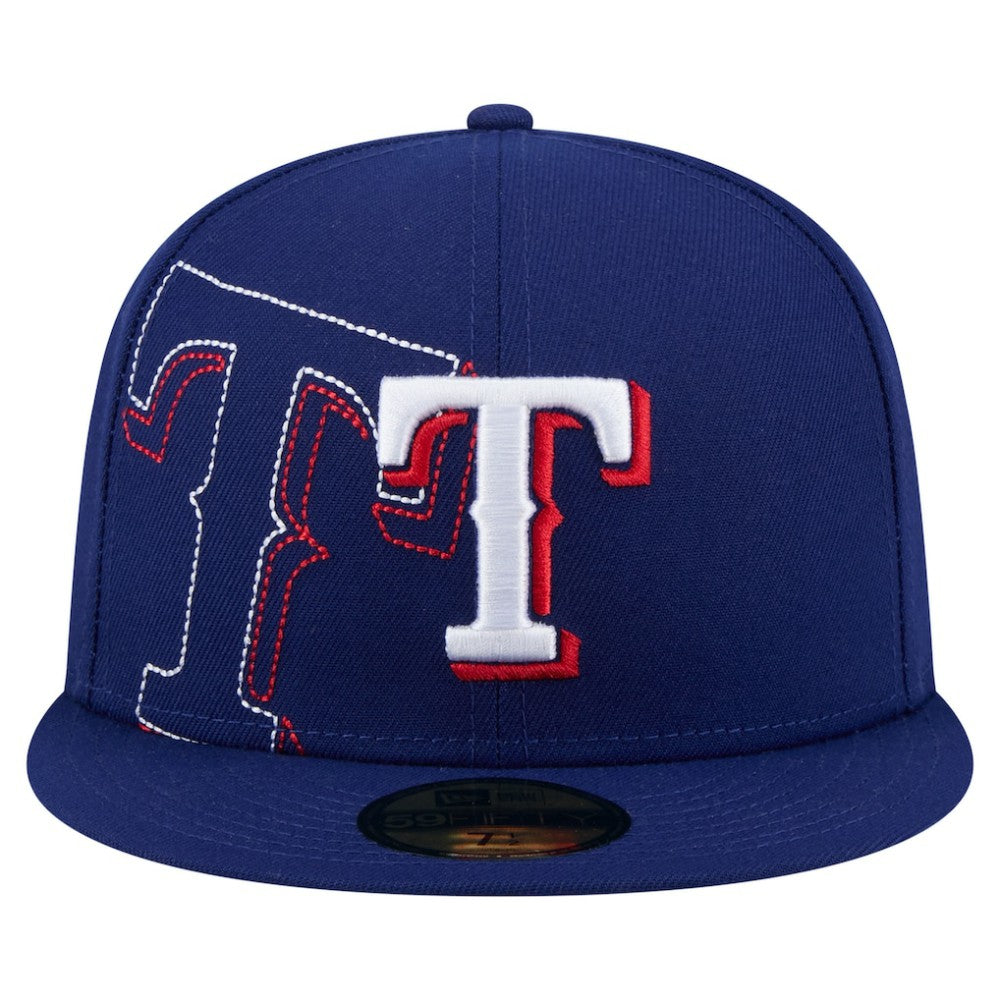 MLB Texas Rangers New Era Yarn Stitch 59FIFTY Fitted Hat