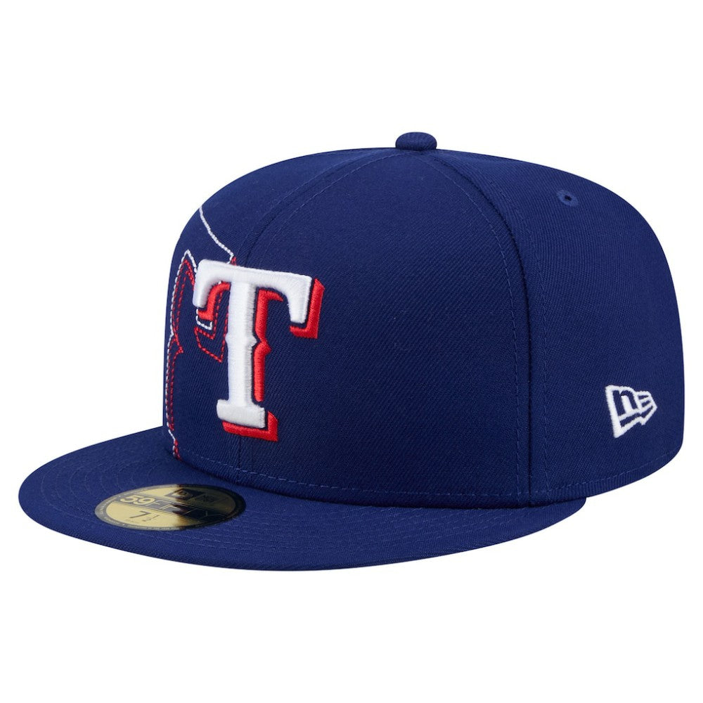 MLB Texas Rangers New Era Yarn Stitch 59FIFTY Fitted Hat