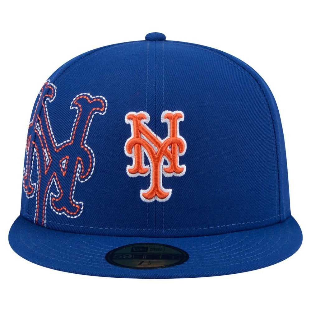 MLB New York Mets New Era Yarn Stitch 59FIFTY Fitted Hat