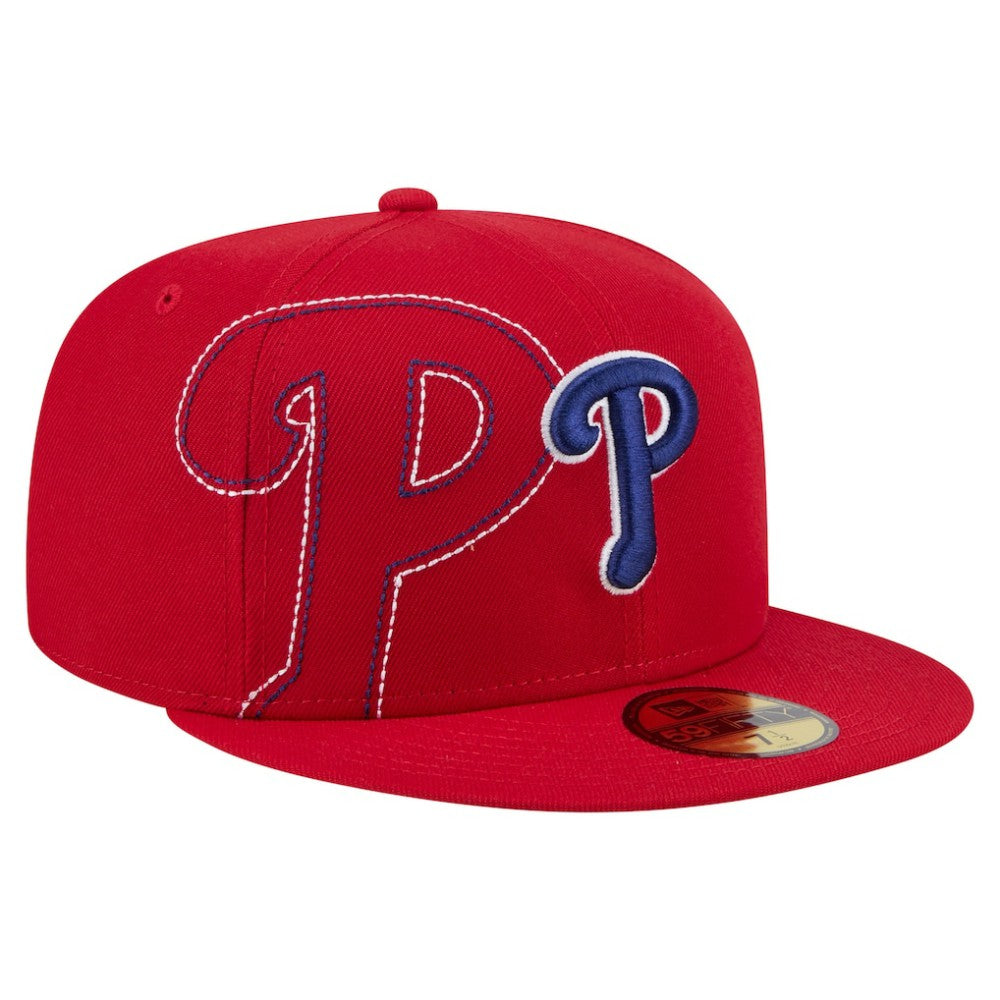 MLB Philadelphia Phillies New Era Yarn Stitch 59FIFTY Fitted Hat
