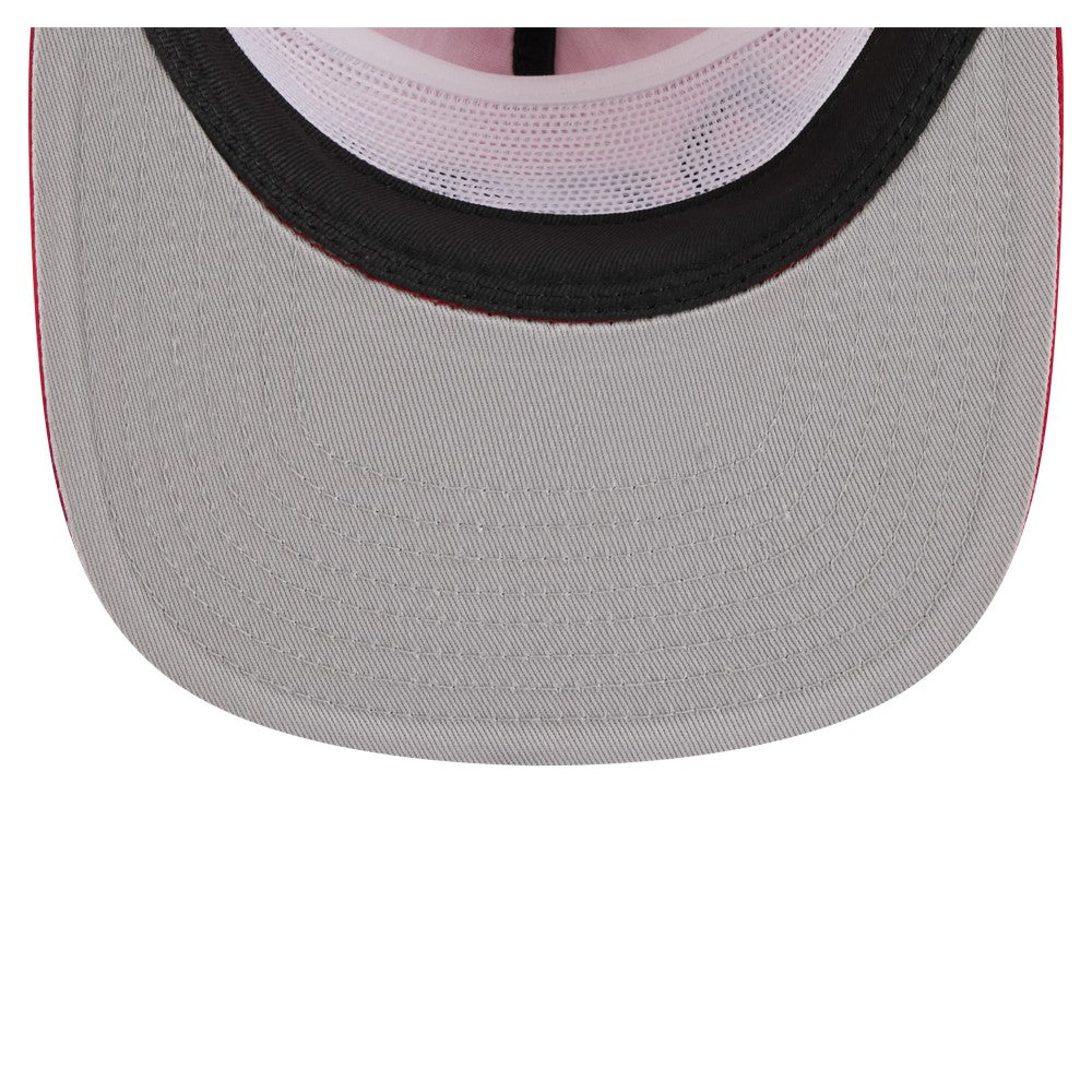 MLB Los Angeles Angels New Era Retro Satin Script Golfer Adjustable Hat