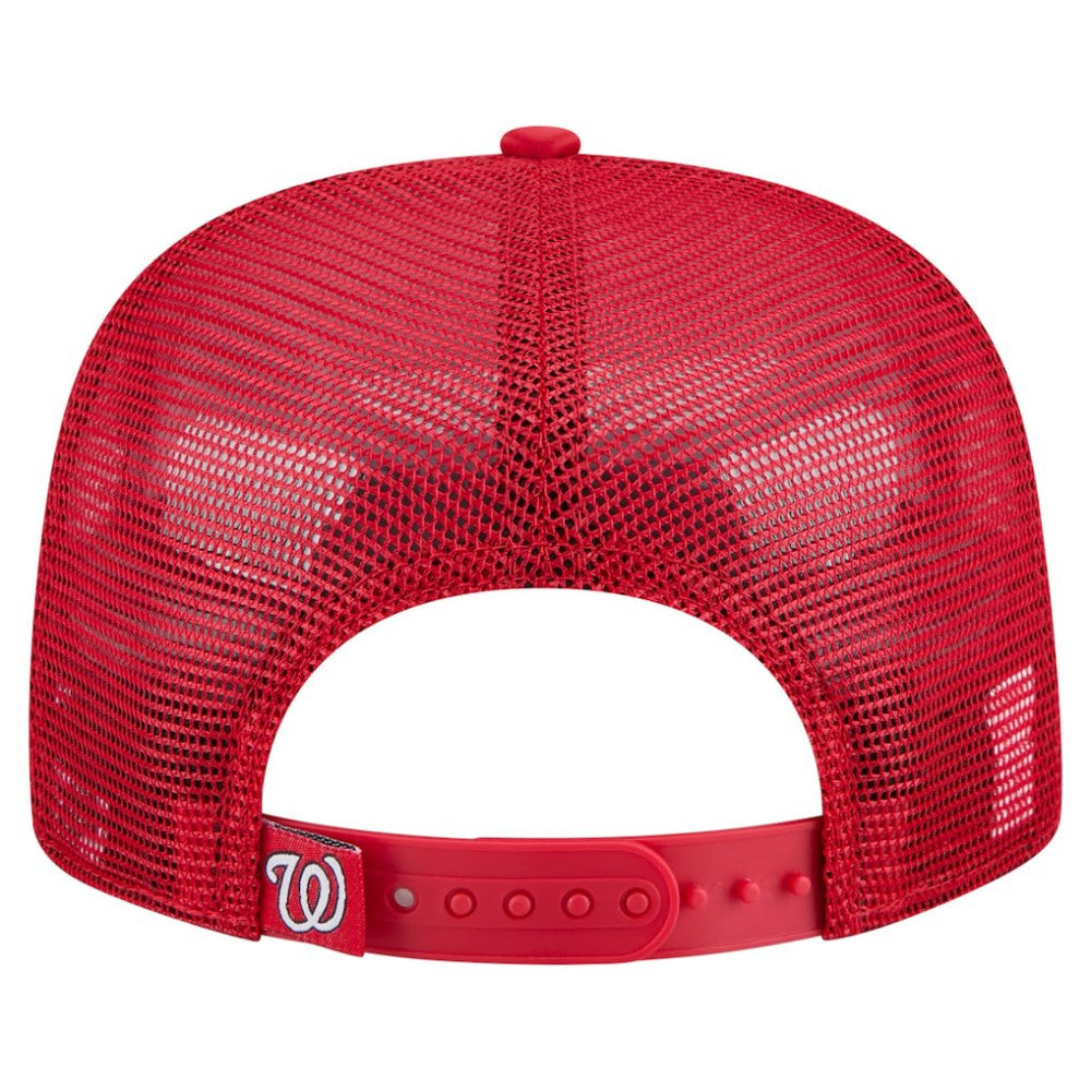MLB Washington Nationals New Era Retro Satin Script Golfer Adjustable Hat