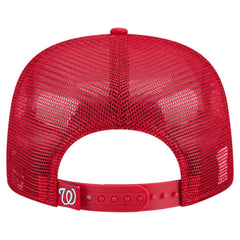MLB Washington Nationals New Era Retro Satin Script Golfer Adjustable Hat