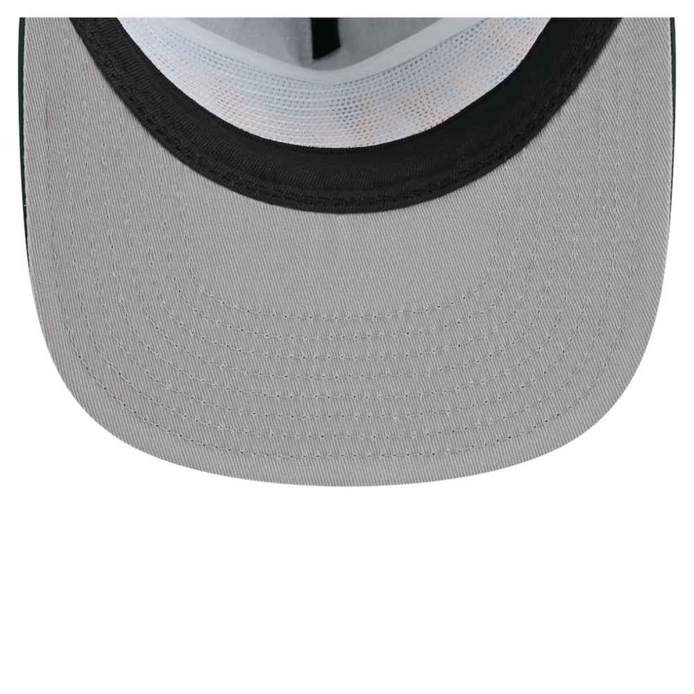 MLB Athletics New Era Retro Satin Script Golfer Adjustable Hat