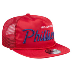 MLB Philadelphia Phillies New Era Retro Satin Script Golfer Adjustable Hat