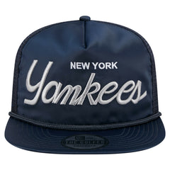 MLB New York Yankees New Era Retro Satin Script Golfer Adjustable Hat