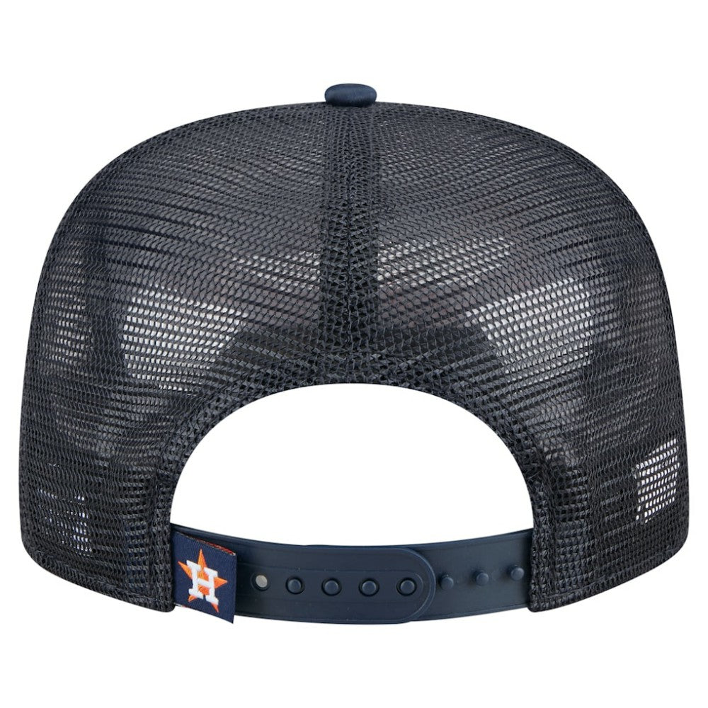 MLB Houston Astros New Era Retro Satin Script Golfer Adjustable Hat