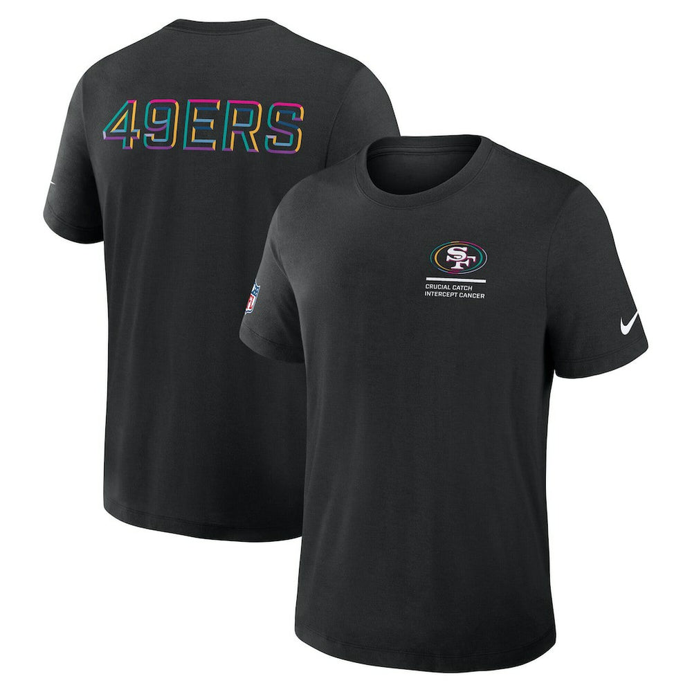 Tall 2025 NFL Crucial Catch Tri-Blend Dri-FIT T-Shirt - San Francisco 49ers