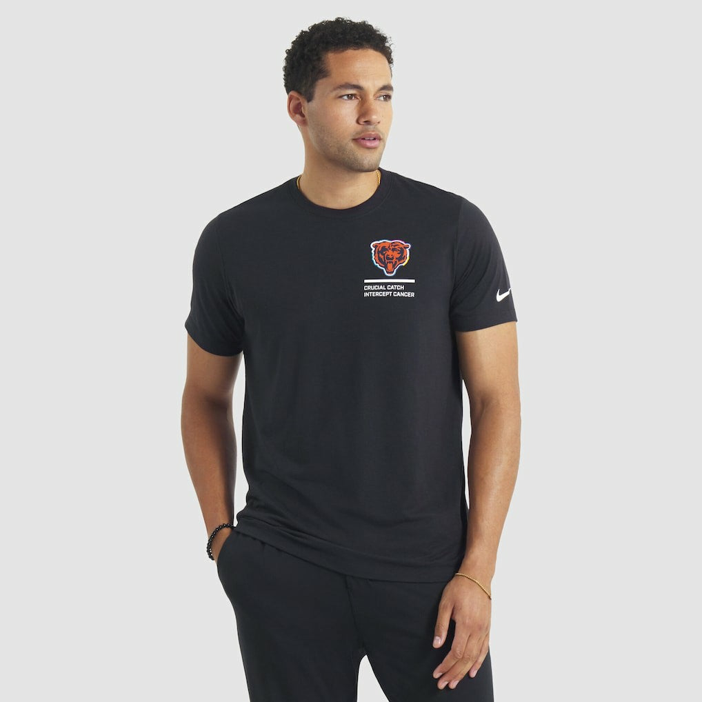 Tall 2025 NFL Crucial Catch Tri-Blend Dri-FIT T-Shirt - Chicago Bears