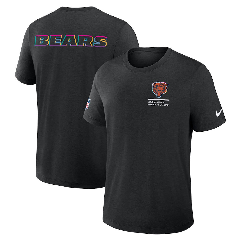 Tall 2025 NFL Crucial Catch Tri-Blend Dri-FIT T-Shirt - Chicago Bears