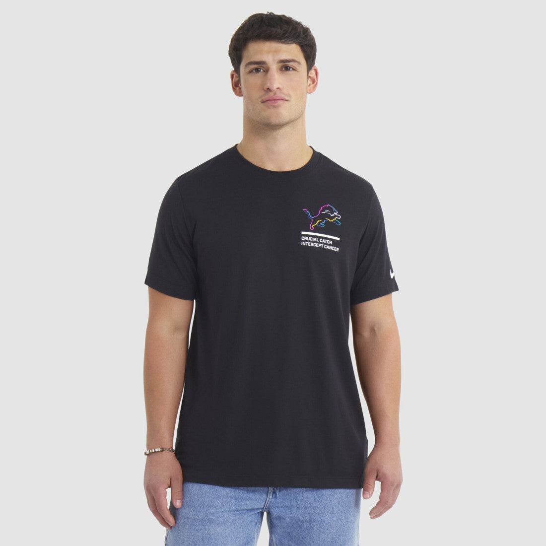 Tall 2025 NFL Crucial Catch Tri-Blend Dri-FIT T-Shirt - Detroit Lions