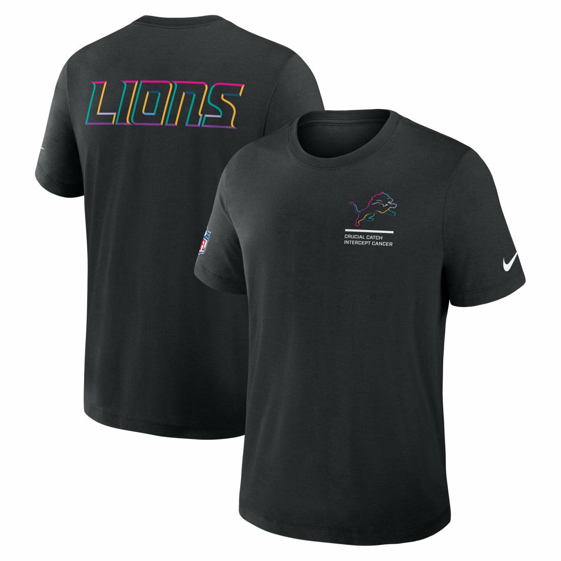 Tall 2025 NFL Crucial Catch Tri-Blend Dri-FIT T-Shirt - Detroit Lions