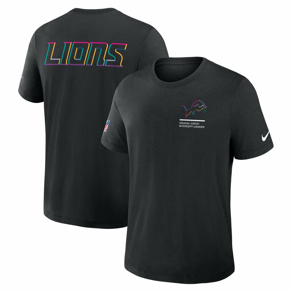 Tall 2025 NFL Crucial Catch Tri-Blend Dri-FIT T-Shirt - Detroit Lions