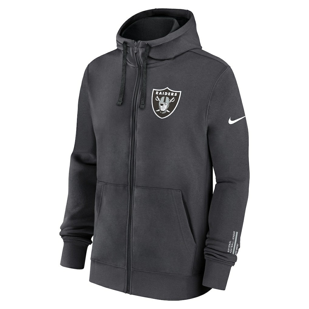 Primetime Club Full-Zip Hoodie - Las Vegas Raiders