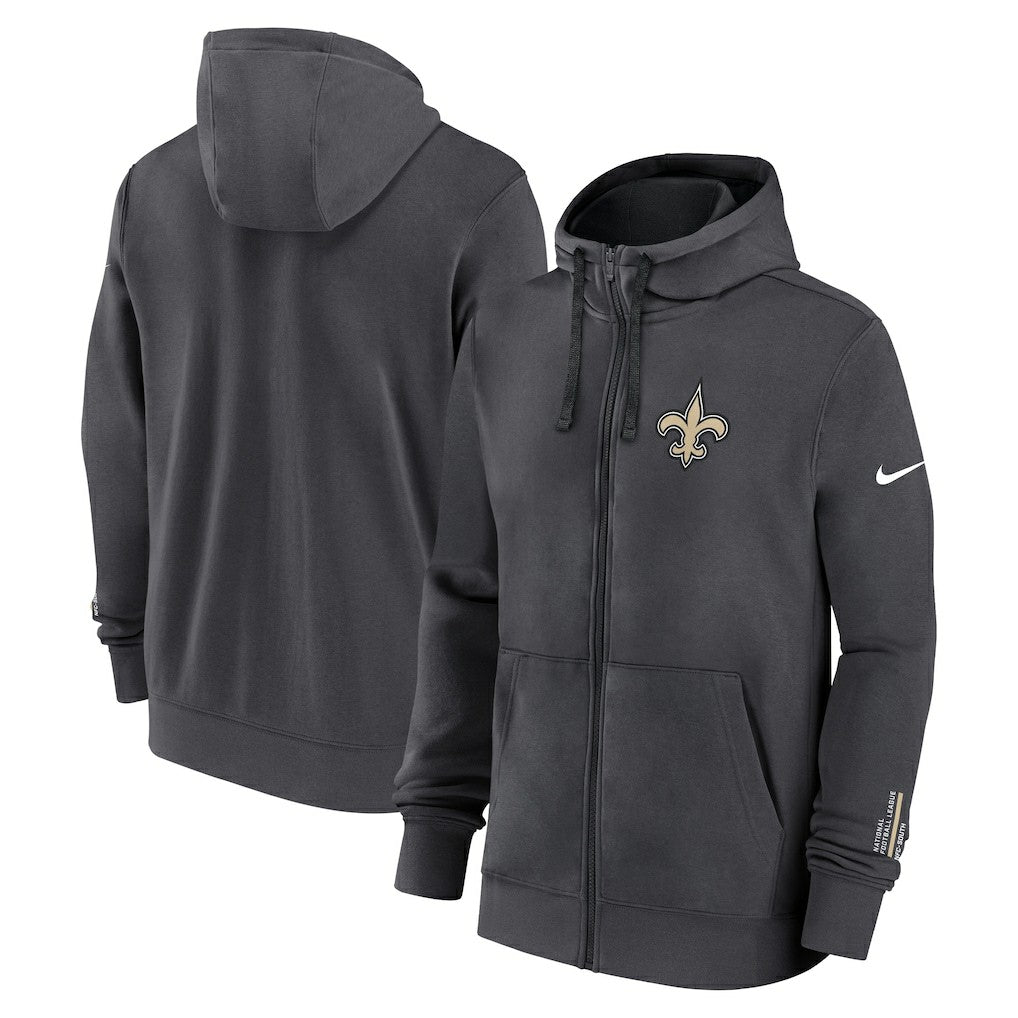 Primetime Club Full-Zip Hoodie - New Orleans Saints