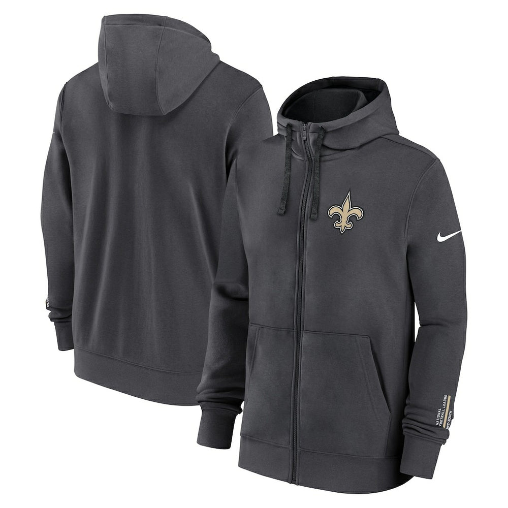 Primetime Club Full-Zip Hoodie - New Orleans Saints